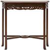 Way Home Store | Consolle Elisa in Legno Massiccio di Mogano con Finitura Color Noce - Design Classico ed Elegante per Ingresso, Soggiorno o Camera - Dimensioni 80x27x75 cm