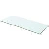 Solivagant Mensole in Vetro Trasparente 2 pz 60x20 cm,Trasparente,5.2kg