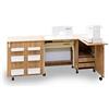 Comfort Collection Comfort 5+ | Mobiletto per Macchina da Cucire | (Lakeland Acacia Light, M (Air-Lifter to 10kg))