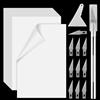 Ortviai 300 Pezzi Pittura Diamante Carta di Rilascio Fogli Accessori Kit,10x15 cm Diamante Rilascio Carta a Doppia Faccia, con Righello Taglierina per Pittura, per Opera d'Arte DIY