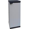 Avilia Armadio Modulare a 1 Anta | Mobiletto per Interni | Armadietto Basso | Armadio per Attrezzi | Armadietto per Esterni | Armadietto in Plastica | Armadio con 1 Scaffale ‎35x39.5x86cm, Grigio