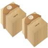 LCXCXY 20 sacchetti aspirapolvere per Kärcher WD2 WD2 Premium MV2 WD 2.200 a WD 2.550 A2004 A2054 A2099, per Kärcher 6.904-322.0 sacchetti per filtri per aspirapolvere, Sacca per polvere ad alta efficienza