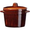 KADAX Pentola in gres con manici laterali e coperchio, pentola in ceramica lavabile in lavastoviglie, pentola da fermentazione artigianale in ceramica, pentola per sottaceti per cetrioli (1,5L ver2)