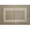 Floori Tappeto Cucina Tinta Unita Greca Minimal Morbida Ciniglia con Antiscivolo Moderno Passatoia Cucina Ingresso Colori Moderni Made in Italy (Grigio Caldo, 57x115 cm)