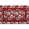 Floori Tappeto Cucina Floreale con Antiscivolo Arredo Classico Moderno Passatoia Cucina Ingresso Colori Moderni Arredo Salotto Camera Made in Italy (Rosso, 57x115 cm)