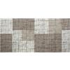 Floori Tappeto Moderno Mondrian Design Geometrico Astratto, Antiscivolo, Morbido e Lavabile - per Soggiorno, Camera da Letto, Ufficio - Varie Misure (Fango, 80x150 cm)