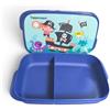 Tupperware to Go Lunch Box Clevere Pause 590 ml con divisorio Eco+ Scuola, contenitore per il pranzo con scomparto 590 ml pirata