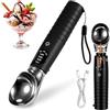Axrye Paletta per gelato riscaldata, paletta elettrica staccabile per gelato riscaldante, con 4 livelli di calore regolabili (40/50/60/70 ℃), display a LED, ricaricabile, per gelato congelato, yogurt