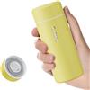 Exllena 【Serie Avanzata】Exllena Borraccia Termica Piccola - Mini Borraccia Termica 250 ml con Copertura in Acciaio Inox, Ideale per Borsa e Viaggi | Bottiglia Piccola - Giallo