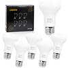 AIMHEIM Lampadina LED E27 Dimmerabile Luce Bianca Fredda 5000K, 7W LED Riflettore R63 Equivalenti a 70W, Lampade Riflettore LED Attacco E27, 6 Pezzi