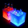 Ailgely Secchiello per Il Ghiaccio a LED,3,5L Secchiello Ghiaccio Illuminato,Colore Multiplo,Funzionamento a Batteria,Resistente all'Acqua per Champagne, Vino, Bevande, Birra