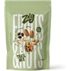 ZIG Fruits & Nuts Trail Mix - Mandorle, nocciole, noci, noci del brasile - Frutta secca e disidratata in pack richiudibile salvafreschezza 125g