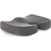 Linenspa Cuscino ergonomico per sedia in memory foam - Comfort per l'osso sacro e il coccige - cuscini per sedile auto, ufficia ou gaming