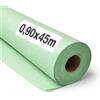 OFITURIA Papel Kraft Verde Pastello - Rollo 0,90x45m - 1 Rotolo - Carta da pacchi e carta da regalo, carta da imballaggio per spedizioni e fai-da-te, resistente e facile da tagliare