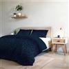 Italian Bed Linen Set Copripiumino Microfibra Fashion, Lavorato in Italia - Parure Copri Piumino - Sacco Piumone 250x200 cm con Patella e Federe Cuscino, Matrimoniale, Stars