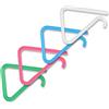 LifeChic Fermatovaglia set 3 confezioni da 4 clip in plastica 5x4 cm - assortimento colori casuale - fermatovaglia per tavolo 1-3 cm