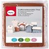 Rayher 3450105 Panetto di Argilla da Modellare, Indurente all'Aria, 1 Kg, Senza Cottura e Pronto all'Uso, da Colorare, Marrone (Scuro)