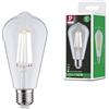 Paulmann 29126 Eco-Line Lampadina a filamento LED 230V ampolla ST64 E27 840lm 4W 4000K chiaro