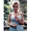 BUY ART FOR LESS Buyartforless Rara Fotografia di Marilyn Monroe con Fiore 30,5 x 40,6 cm, Poster Stampato Realizzato negli Stati Uniti