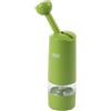 Kuhn Rikon Macinino a cricchetto, in ceramica, per sale, pepe ed erbe essiccate, regolabile, da grossolano a fine, facile da riempire, ergonomico con una sola mano, macinino per condimenti, verde