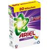 Ariel Color+ - Detersivo in polvere, 4,8 kg, 80 lavaggi, protezione del colore