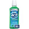 ACT Ripristino Anticavity fluoruro Mint Burst collutorio 18 Ounce Aiuta a rinfrescare l'alito e rafforzare lo smalto dei denti per prevenire la carie e cavità