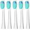 KOPBTBOY Testina Ricambio per 7MAGIC Spazzolino Elettrico (white,5pc)
