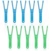 FUIPVGI 10 Pezzi Porta Filo Interdentale, Manico per Filo Interdentale Supporto per Filo Interdentale, Archetti Filo Interdentale, Porta Filo Interdentale Ricambio per Igiene Orale