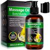 zoxpm Olio di Massaggio Corpo per Rilassanti e Decontratturanti 250ml per Tensioni Muscolari e Sportivi con Olio di Mandorle e Olio di Lavanda e Arnica