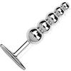 Future of your pleasure Sensual FOPS Perle anali in acciaio inox 15 cm sfere anali con 5 palle ⌀ 2-3,3 cm Catena anale Butt Plug per principianti donne & uomini A24