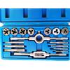 SIO Set Maschi e Filiere 16 Pezzi in Valigetta | Maschi M3-M12 + Filiere M3-M12 | Giramaschi e Portafiliere Inclusi | Kit Filettatura Metallo Metrica ISO Professionale