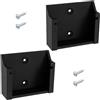 AERZETIX Set di 2 supporti da parete per batterie per utensili elettrici senza fili compatibile con Hikoki 18V-36V / viti incluse/plastica ABS