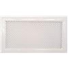 DEMLOU - Griglia di Ventilazione Perforata 33 x 18 cm, Bianco RAL 9016. | Finitura bianca lucida con verniciatura a polvere trattata a 200 °C, formato rettangolare per aperture più ampie.