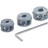 wolfcraft Set di arresti di profondità Universal, 4 pz - 2755000 - Per foratura a profondità limitata