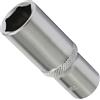 AERZETIX - C70906 - Chiave a bussola lunga 3/8 corpo 17mm x 63mm - chiave a cricchetto - con impronta esagonale 6 lati - in acciaio CR-V - colore argento