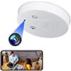 Yadayuki Telecamera Spia WiFi HD 1080P,Mini Telecamera Nascosta Spy Cam2,4/5 GHz,Microcamera Nascosta Rilevatore di Fumo con Visione Notturna e Rilevamento del Movimento