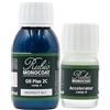 Rubio Monocoat Finitura a Olio per Legno | Oil Plus 2C | Olio a base di Semi di Lino, ad Asciugatura Rapida, per Legno da Interni, Include Acceleratore, parte B | 130 ML | 5 m² - Midnight Sky