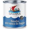 Halvar smalto per vasca da bagno 2K - rivestimento per vasca - ridipingere la con smalto (1 L, Nero) Halvar