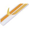 Alberts 433550 Profilo angolare | autoadesivo | alluminio, bianco | 1000 x 30 x 30 mm