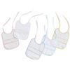 Interbaby 00043 - Confezione di 12 bavaglini a punto croce, 25 x 30, unisex