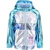 Disney Lilo e Stitch Giacca per Ragazze, Iridescente Cappotto Invernale Stitch e Angel Giubbotto con Cappuccio per Bambina, Taglia 6 Anni | Blu