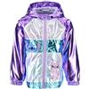 Disney Lilo e Stitch Giacca per Ragazze, Iridescente Cappotto Invernale Stitch e Angel Giubbotto con Cappuccio per Bambina, Taglie 3 a 8 Anni