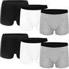 Uizuooy Mutande Bambino Boxer Ragazzo Slip Bambino Comodi Boxer Uomo Cotone Elasticizzato 8-16 Anni Pacco da 6 1603 BWG 170-176