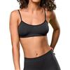 Liabel Completo Intimo Brassiere e Shorts in Seamless. Coordinato Top e Boxerino in Microfibra Senza Cuciture. Set Reggiseno Sportivo e Pantaloncino in Microfibra Made in Italy. (Nero, SM)