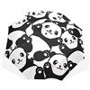 TropicalLife Ombrello Carino Animale Panda Stampa Modello Antivento 3 Piegare Ombrello per Donne Uomini Ragazze Ragazzi Unisex Ultraleggero Viaggi Outdoor Ombrello