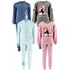 Disney Frozen - Tuta Bambina 3-8 Anni in Misto Cotone | Completo Felpa Girocollo e Pantalone Morbido per Scuola e Tempo Libero [1086 Azzurro Busta - 8 anni]