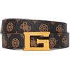 GUESS Cinta donna Kuba 4g logo adjustable/reversible belt mocha logo C25GU06 BW9154P4330 M