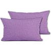 Cieffepi Home Collections Federa Copricuscino MULTICOLOR (Set 2 Federe 30x50 cm, Ciclamino)