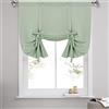 DWCN Tende oscuranti - Paralume per finestra, isolamento termico per oscuramento della stanza, tende da tasca per cucina, verde stato, 100 x 100 cm, 1 pannello