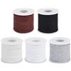 BENECREAT 100 m Corda Macramè Naturale, Cordoncino in Cotone Intrecciato in 5 Colori per Cucito, Tappezzeria, Creazione di Gioielli Fai Da Te e Confezioni Regalo (Larghezza 3 mm)